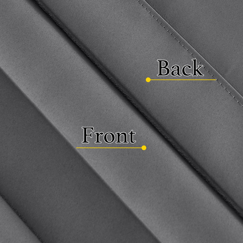 Blackout Door Curtain Room Divider Privacy Panel 50x63 Inches - Grey
