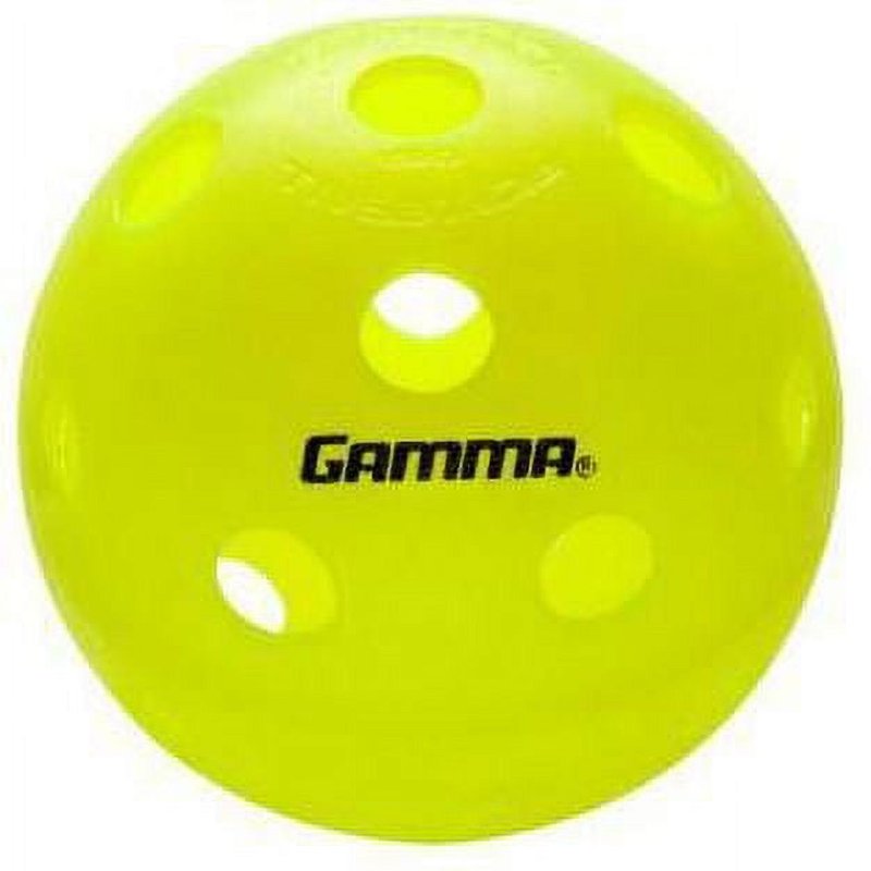 Gamma Photon Indoor Pickleball 60/Pack - Durable, 26-Hole Balls for Stable Flight