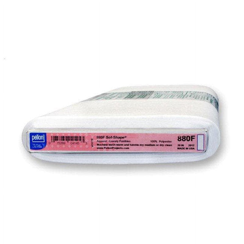 Fusible Interfacing for Sewing Light Fabrics - White 20" x 25 Yards