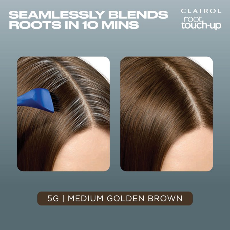 Permanent Hair Dye Root Touch-Up Kit - Long-Lasting Gray Coverage, Multiple Shades