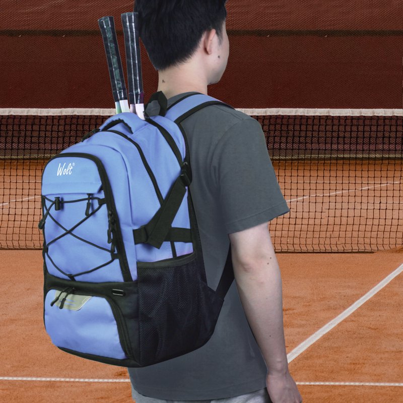 Large Capacity Tennis Backpack Bag with Ventilated Shoe Compartment