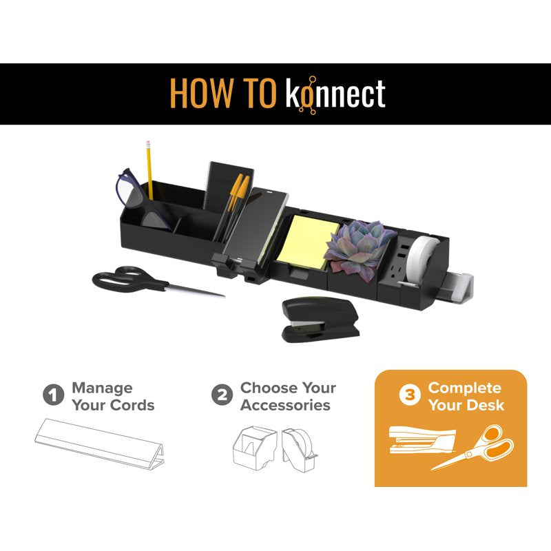 Rechargeable LED Desk Lamp - Foldable, Adjustable Color Temperature, Portable Black