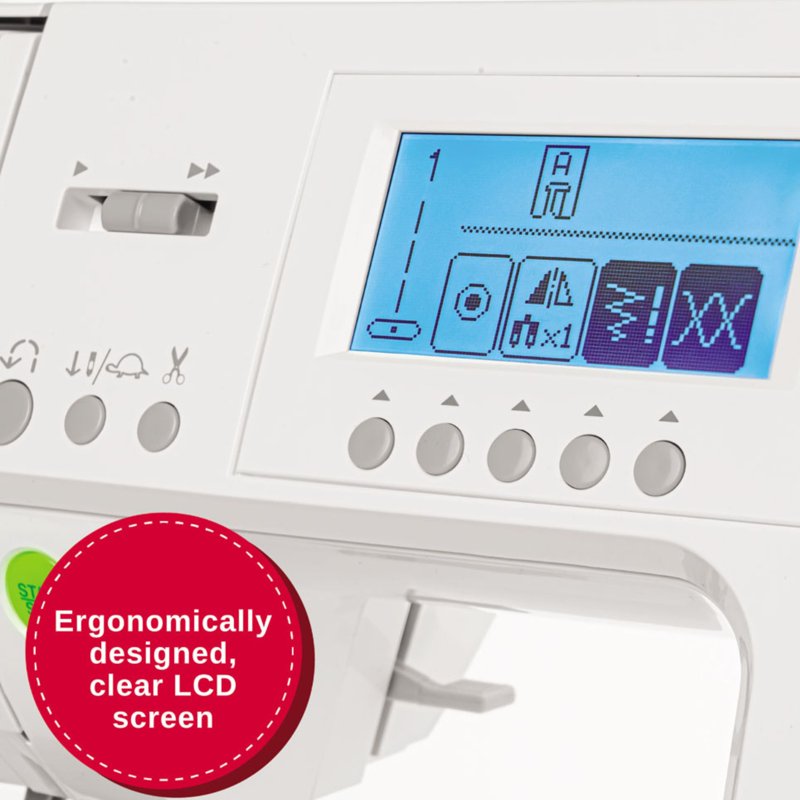 Computerized Sewing Machine with 810 Built-In Stitches & Accessories