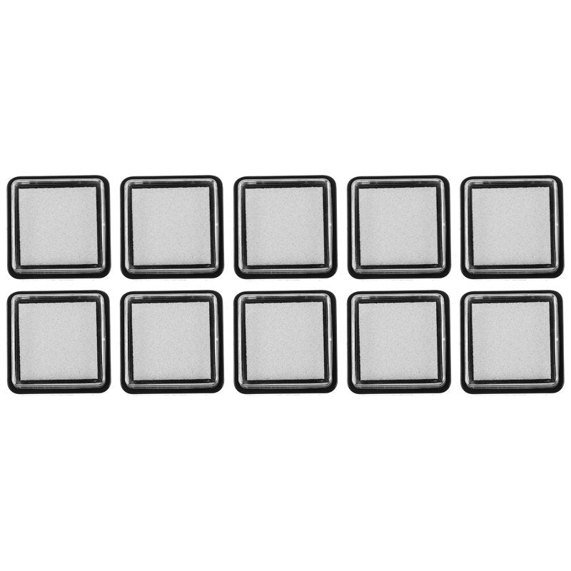 10-Pack Blank Ink Pads for Stamps Refillable Craft Ink Pad White