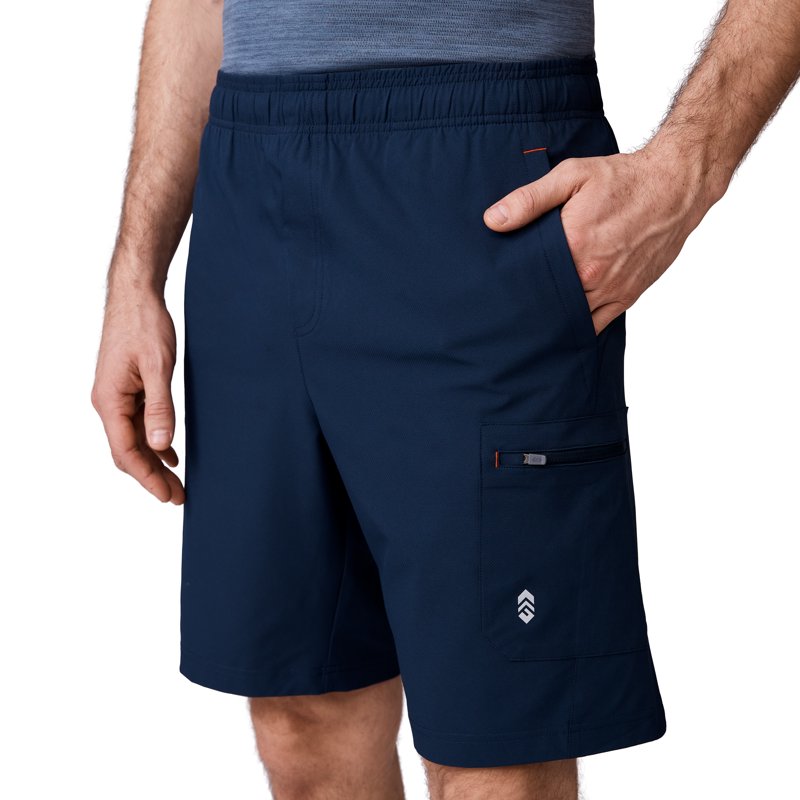 Men's Athletic Gym Shorts Quick Dry Stretch with Pockets for Running & Training