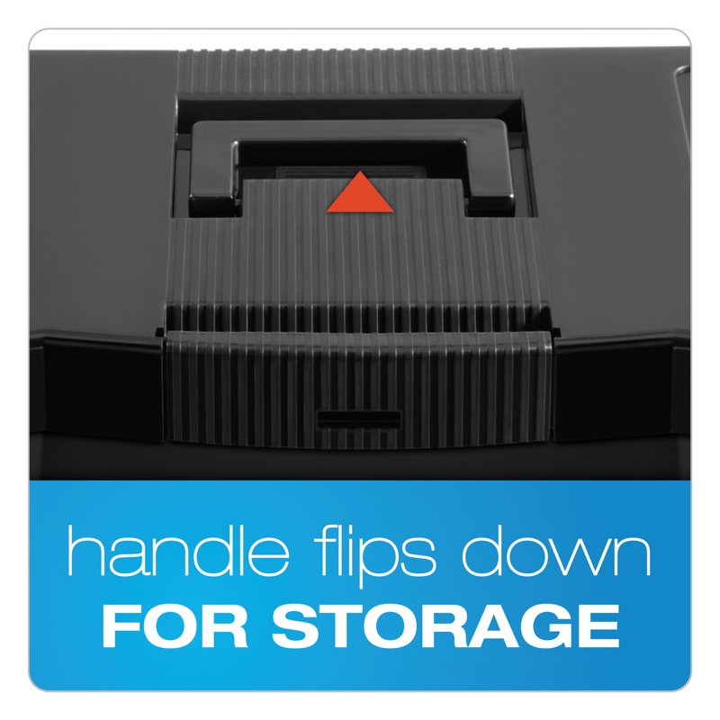 Letter Size File Storage Box with Handle and Locking Lid - Black