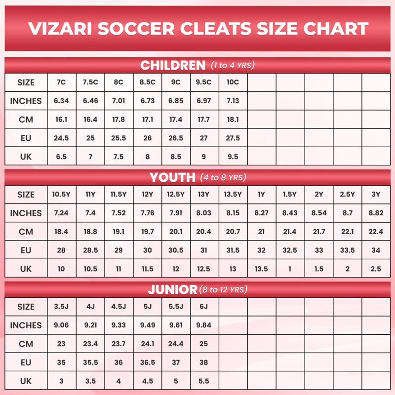 Vizari Bodega Firm Ground Kids Soccer Cleats – Black/Pink, Size 2