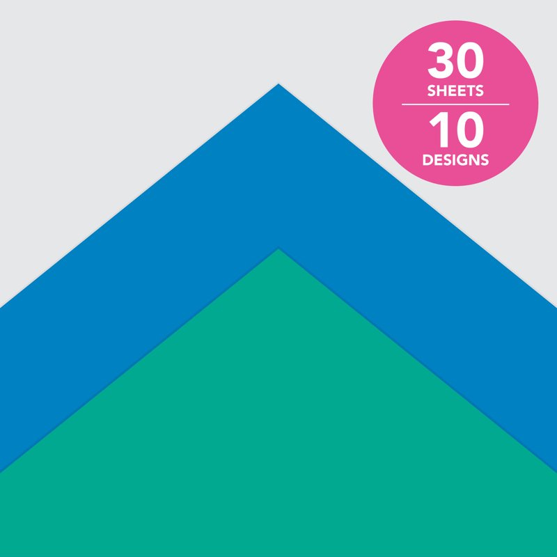 Multicolor Textured Cardstock 12x12 Inches 200 GSM - Scrapbooking & Craft Paper (30 Sheets)