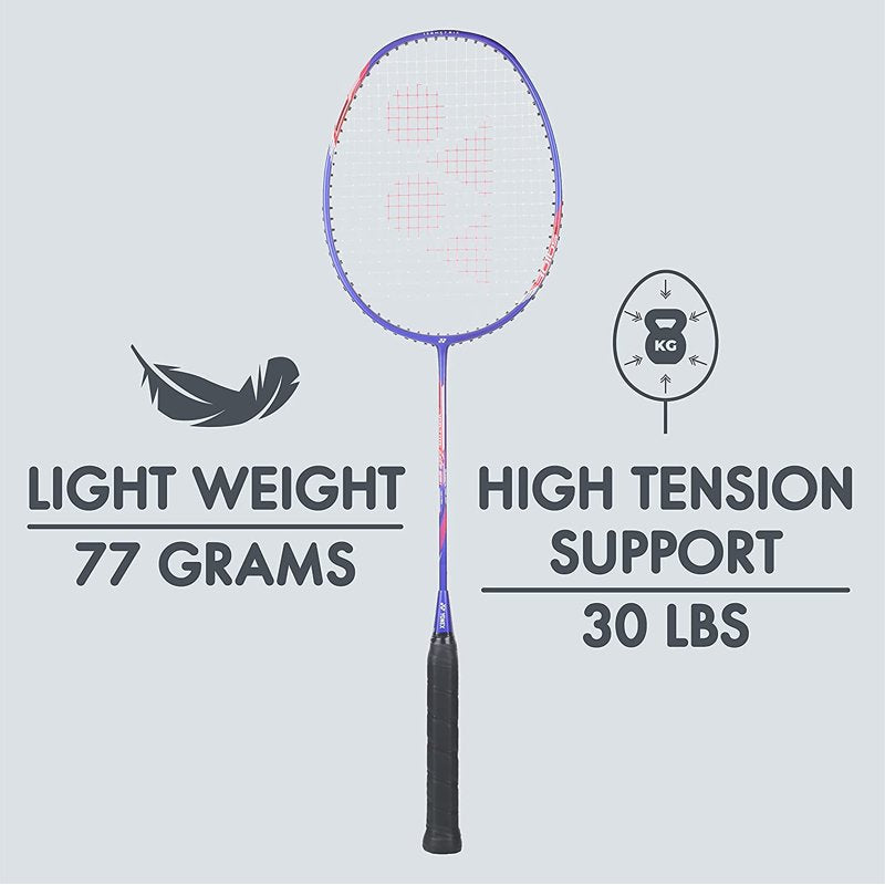 Yonex Graphite Badminton Racket with Built-In T-Joint - Intermediate Level
