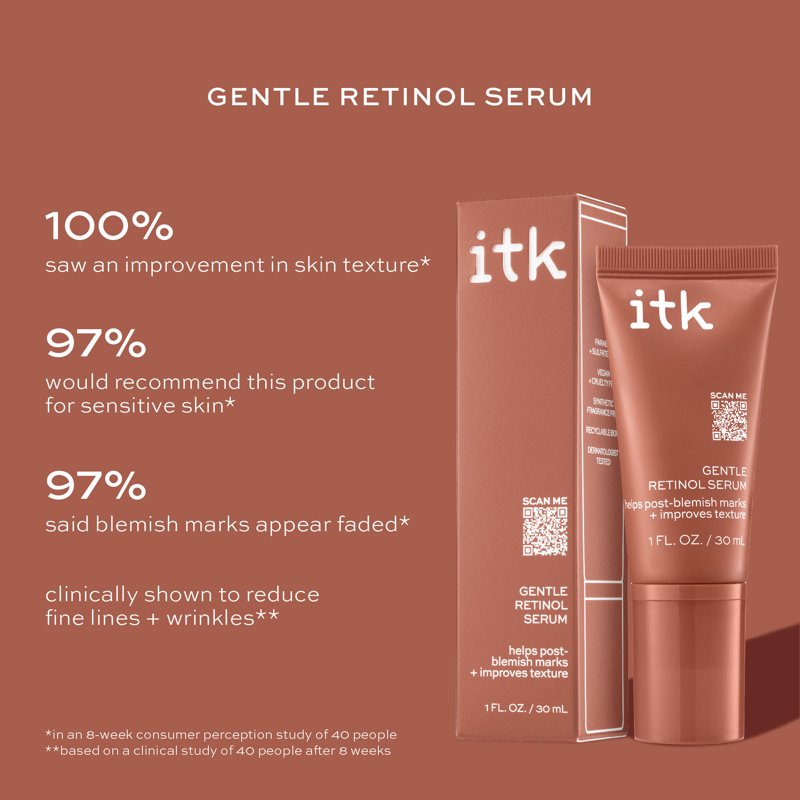 Hydrating Night Serum with Retinol for All Skin Types - 1 oz