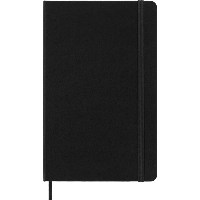 Large Sketchbook with Hard Cover and Premium Sketch Paper - Black