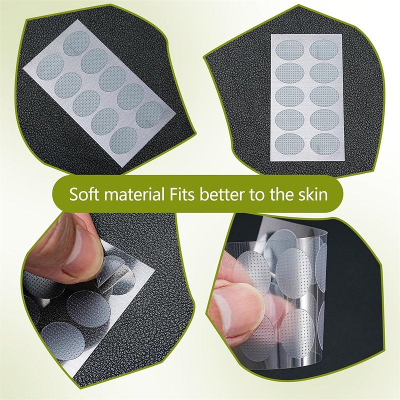 Earring Support Stickers for Split Earlobes - 50 Pcs Reinforcement Patches for Heavy Earrings