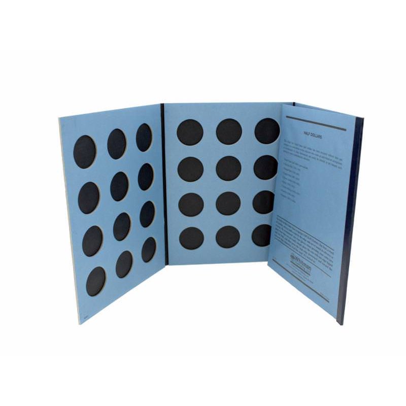 Whitman Official Coin Folder for Half Dollars - Hardcover, Plain