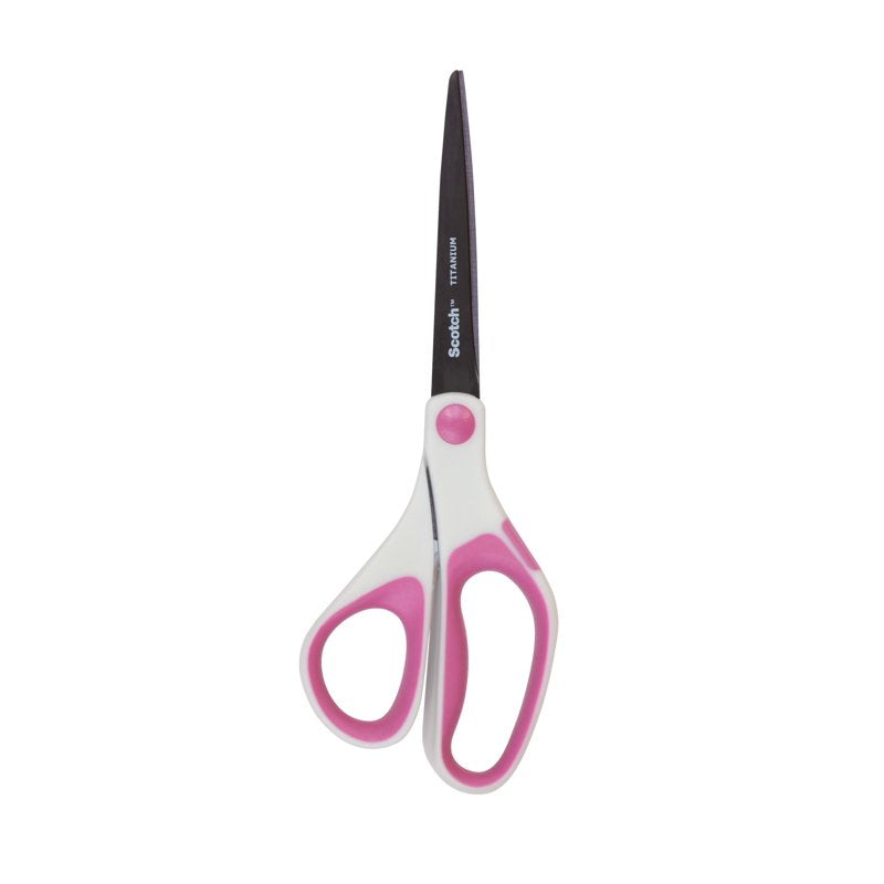8-Inch Titanium Fused Scissors for Fabric Crafts and Paperwork - Gray