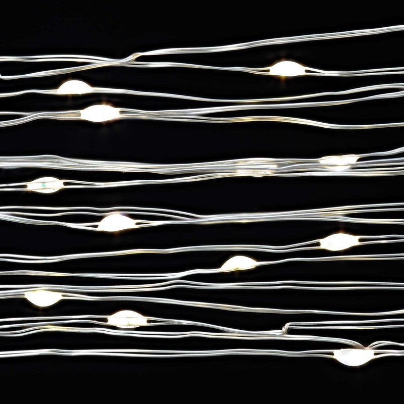 Battery-Operated LED String Lights 50 Count 8 Modes Indoor Outdoor Decor