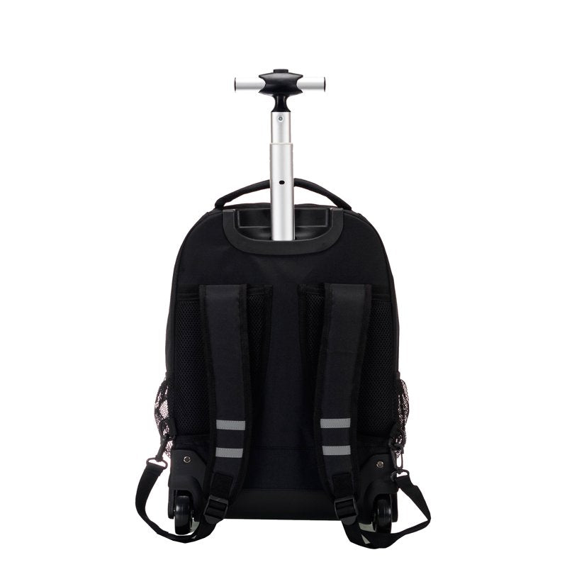 Rolling Backpack with Laptop Compartment & Durable Wheels - Multiple Colors