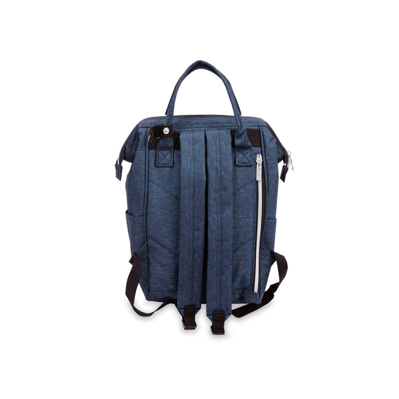 Unisex Mini Backpack Handbag for School Work Travel Navy All Ages