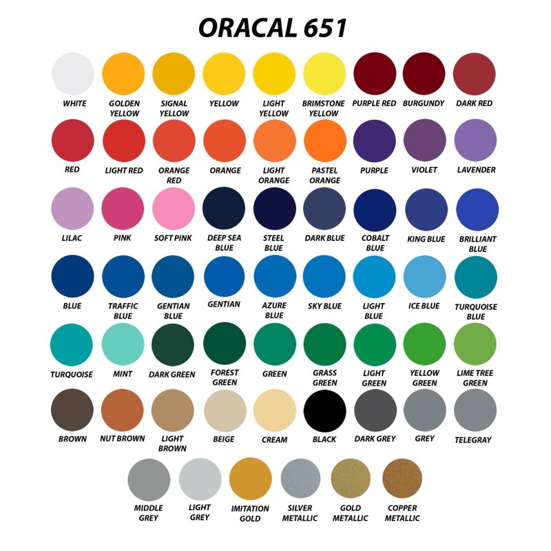 Self-Adhesive Craft Vinyl Roll - Permanent PVC for DIY Projects 24" x 50ft