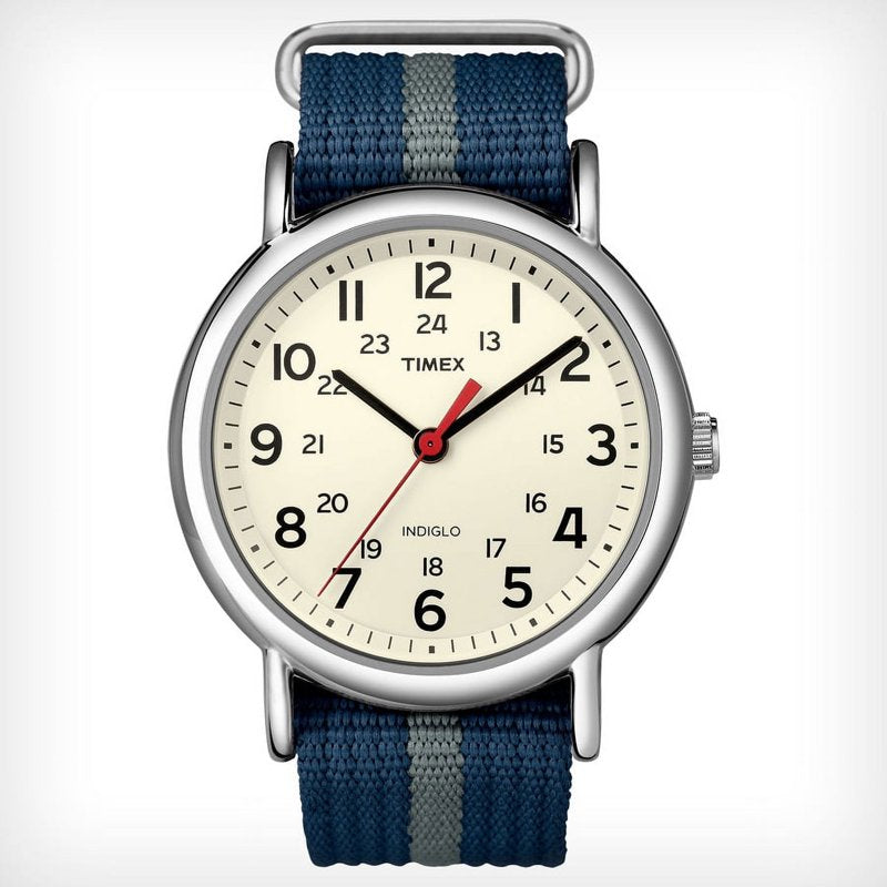 Unisex Nylon Slip-Thru Sport Watch 38mm - Water Resistant & Interchangeable Straps