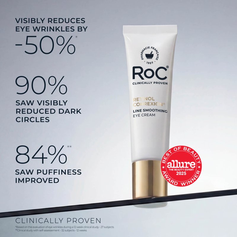Retinol Eye Cream for Fine Lines Dark Circles Puffiness 0.5oz