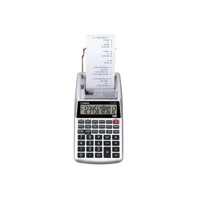 Printing Calculator with 2 Lines/Sec 12 Digits for Office & Business Use