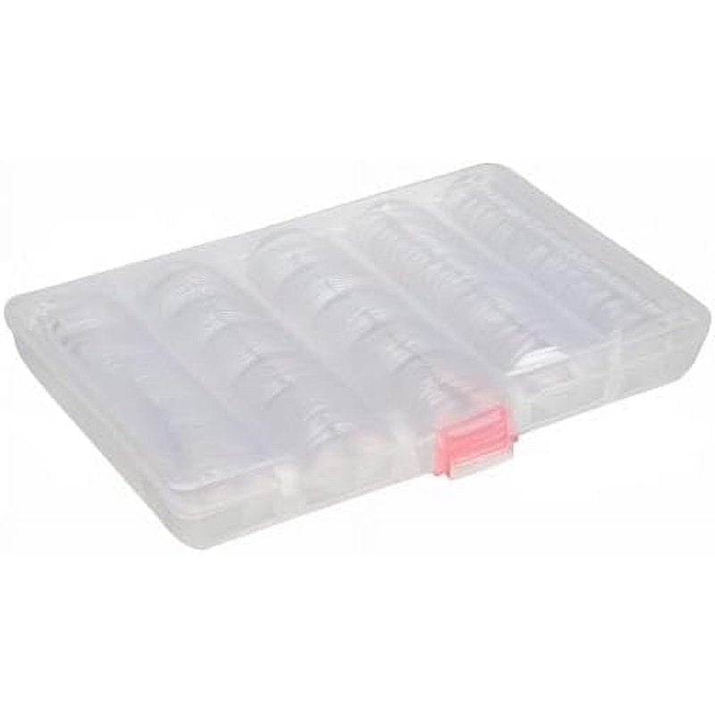 Stackable Bead Storage Case with 25 Removable Jars and Lids