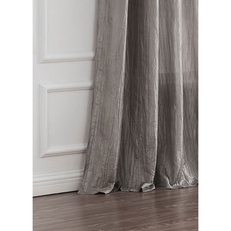 Light Filtering Curtain Panels - Crushed Taffeta, 54x84 Inches, 2-Pack