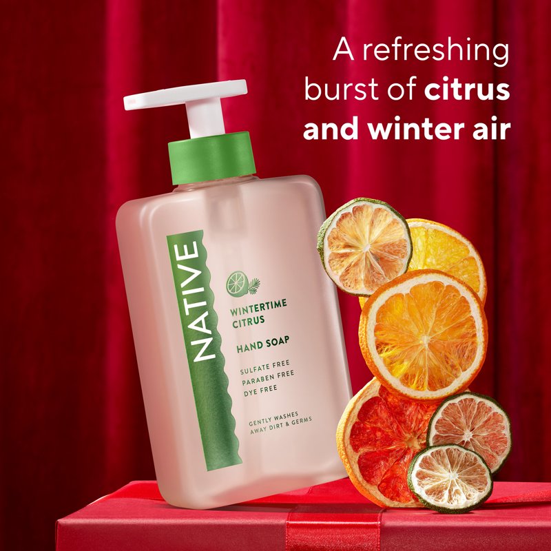 Sulfate-Free Liquid Hand Wash - Wintertime Citrus - 13 fl oz