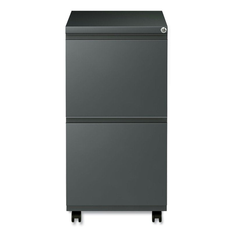 Alera Lockable 2-Drawer Vertical Filing Cabinet - Charcoal