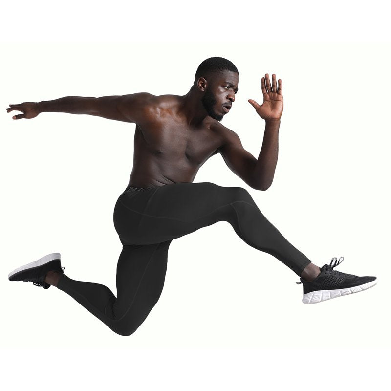 Men's Athletic Leggings Set - Performance Sports Tights for Workout & Running