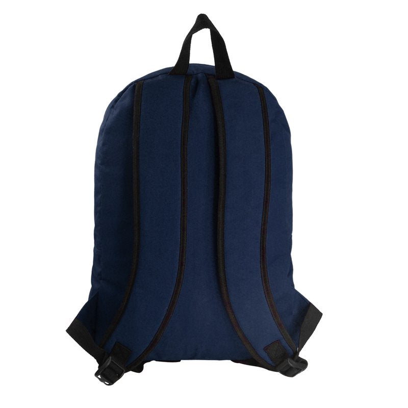 Unisex 18-Inch School Backpack with Padded Shoulder Straps, Navy