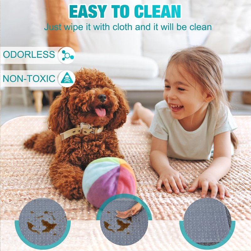 Office Chair Mat for Carpeted Floors - Heavy Duty Protects Low Pile Carpets
