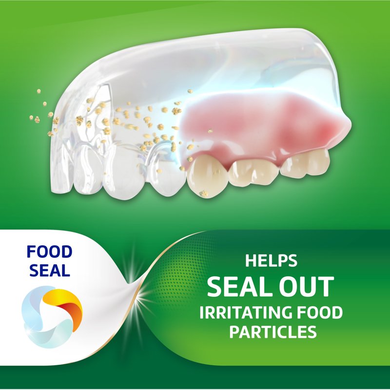 Denture Adhesive Cream Strong All-Day Hold Zinc-Free 2.4 oz