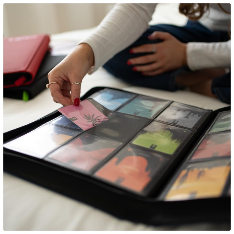 Vault X 9-Pocket Zip Binder for Trading Cards – Water-Resistant, Holds 360 Cards