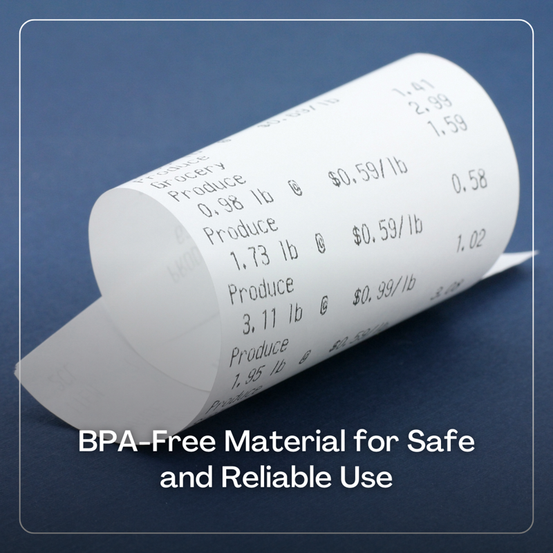 Thermal Receipt Paper Rolls - BPA-Free, Multi-Size, High-Quality for POS & Calculators