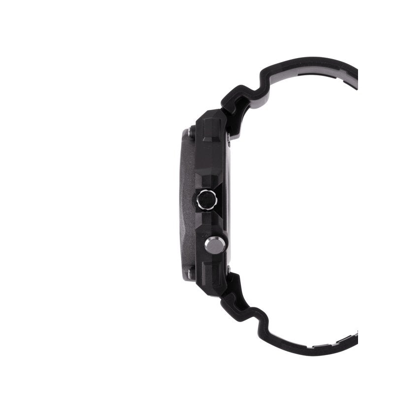 Heavy Duty Analog Wristwatch for Men - Black, 3-Hand, Water-Resistant