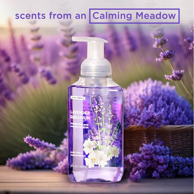 Lavender Blooms Foaming Hand Soap - 11 Fl Oz Natural Fragrance