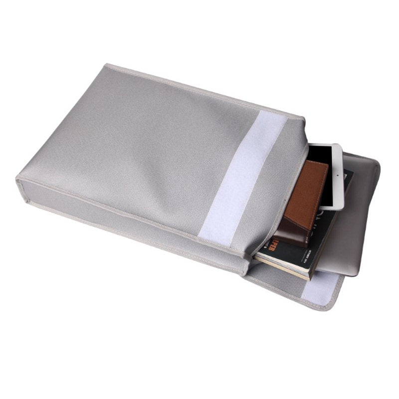 Fireproof Waterproof Document Organizer Bag 15x11 Inches with Zipper