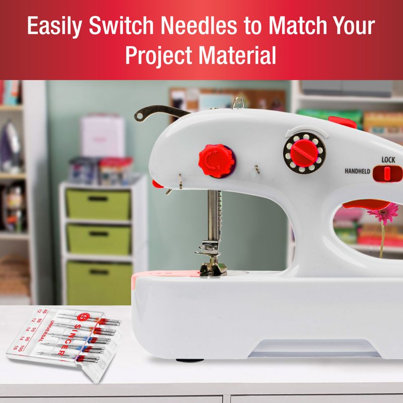 Cordless Handheld Sewing Machine for Repairs - Portable Mending Tool
