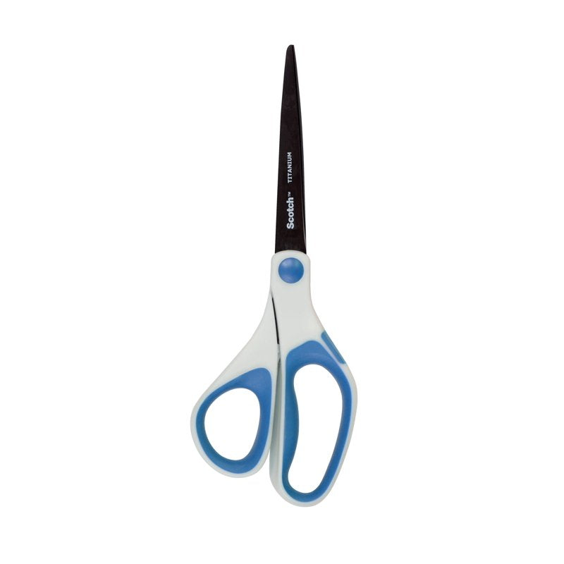 8-Inch Titanium Fused Scissors for Fabric Crafts and Paperwork - Gray