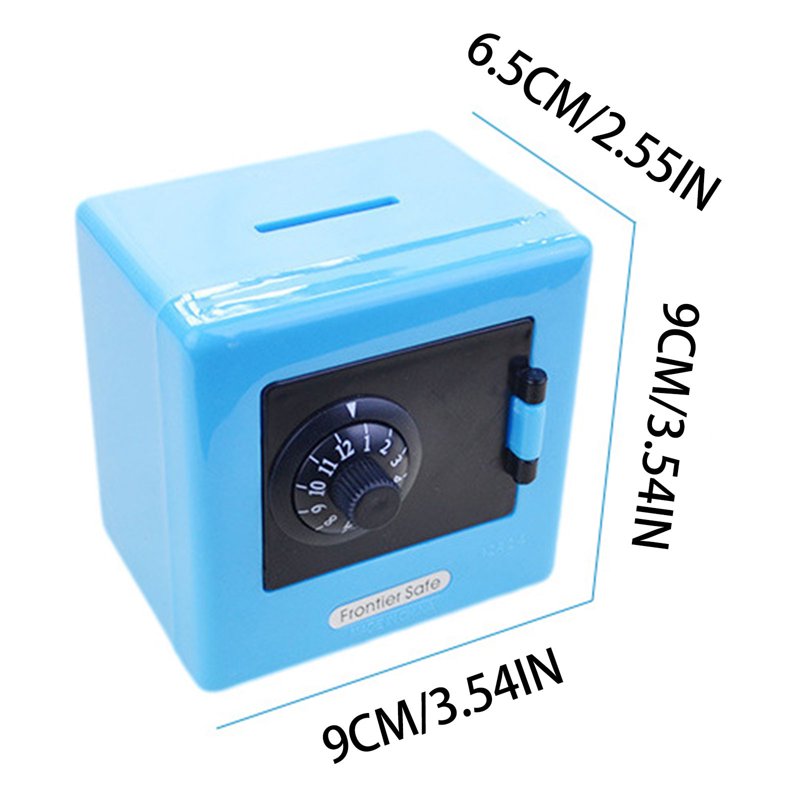 Mini Safe Box for Kids with Lock & PIN Code - Childrens Toy Safe for Home & Office