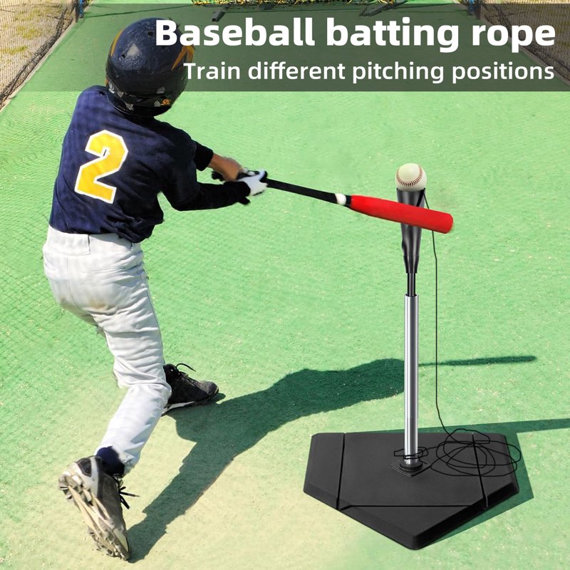 Baseball and Softball Swing Training Rope - Hitting Practice Aid for All Ages