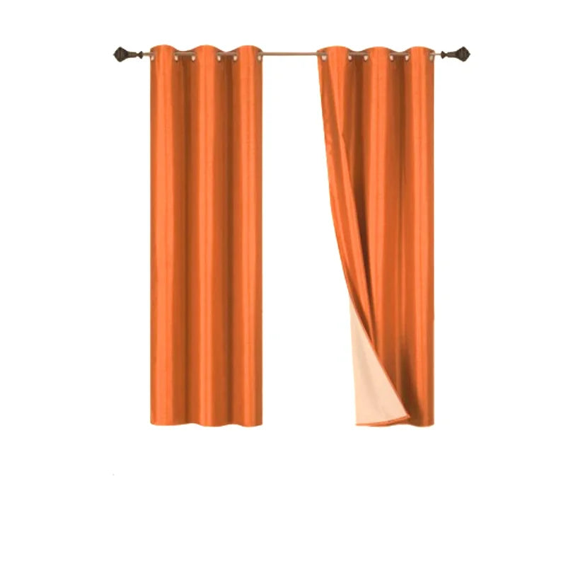 Blackout Window Curtain Panels - 2 Pack 84 Inch Room Darkening Drapes for Bedroom