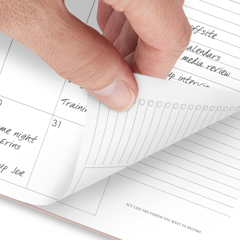 Weekly Monthly Planner Sunset Coral 7x8 Medium 2026