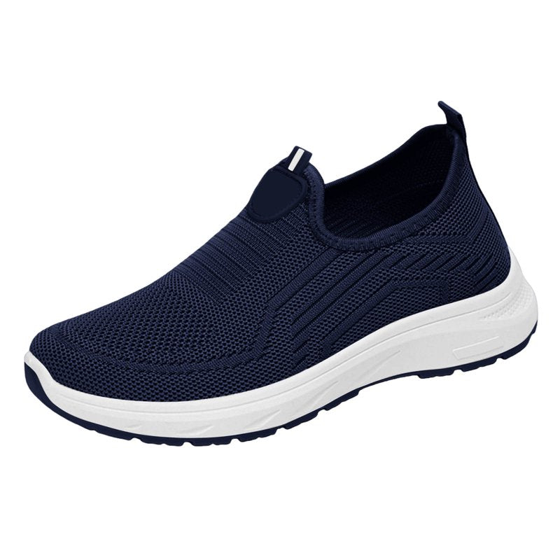 Orthopedic Women’s Walking Shoes with Arch Support Wide Fit Slip-On Mesh Comfortable Sneakers