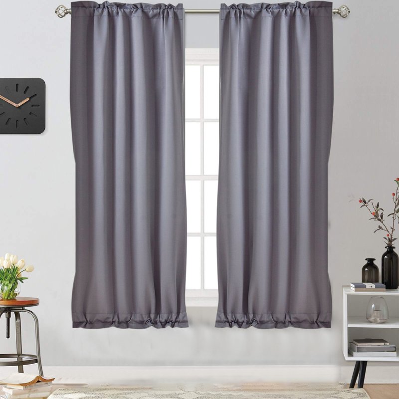 Blackout Window Curtains Thermal Insulated Room Darkening Drapes - Multiple Colors