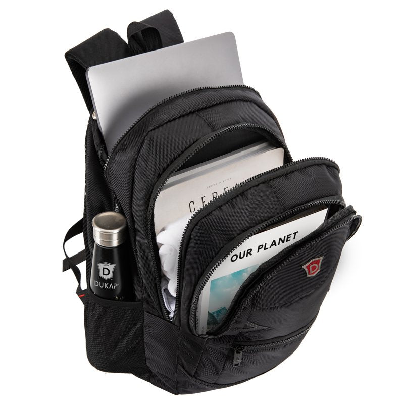 15.6 Inch Laptop Backpack with Water-Resistant Nylon, Padded Compartments & Travel-Ready Design