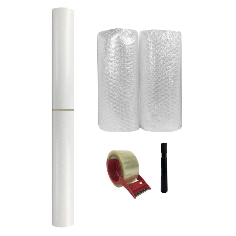 Moving Boxes Kit with Supplies - All Sizes, Bubble Wrap & Tape Included