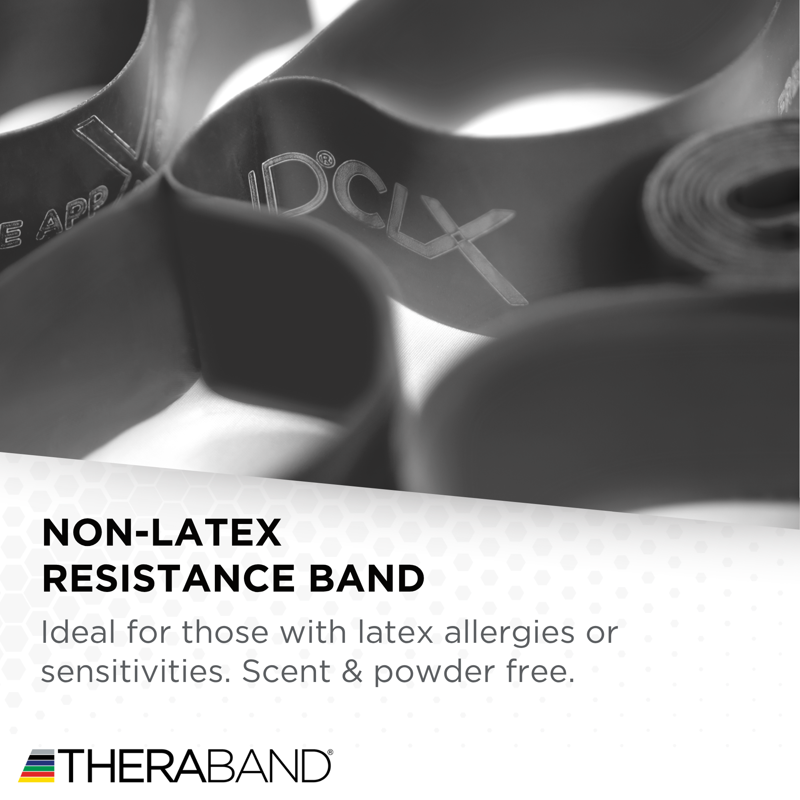 Resistance Bands with Loops - Heavy Non-Latex Elastic Exercise Bands for Strength & Rehab