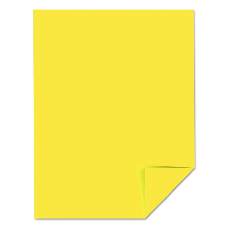 Color Printer Paper - Bright Lift-Off Lemon, 8.5 x 11 Inches, 24 lbs, 500 Sheets